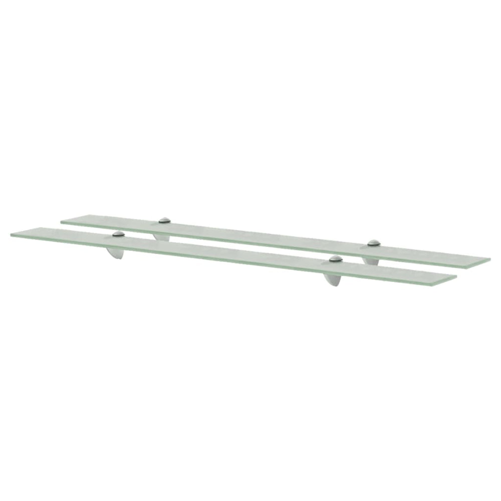 Schappen zwevend 2 st 100x20 cm 8 mm glas MeubelReus