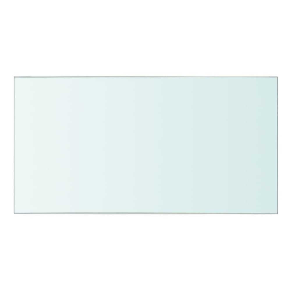 Schappen 2 st 30x12 cm glas transparant MeubelReus