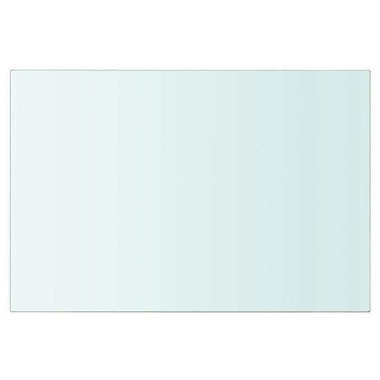 Schappen 2 st 30x15 cm glas transparant MeubelReus