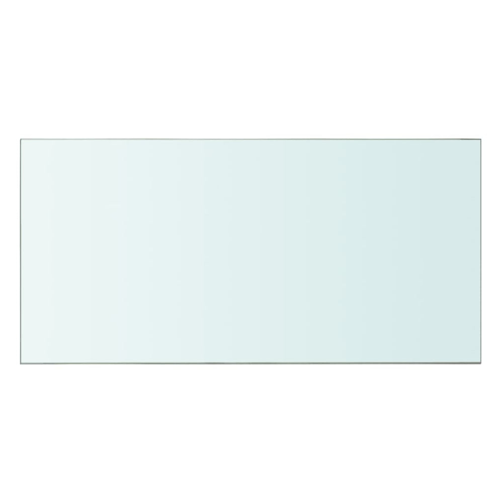 Schappen 2 st 60x45 cm glas transparant MeubelReus