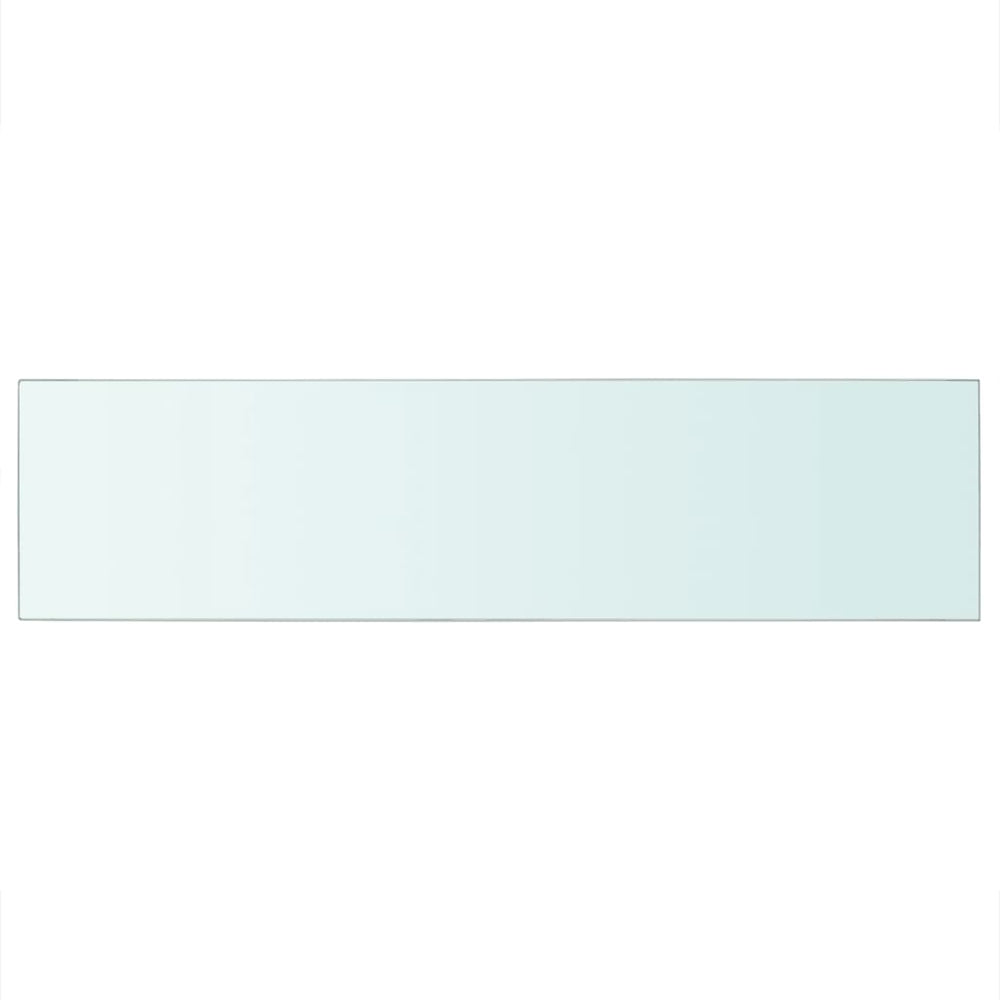 Schappen 2 st 100x25 cm glas transparant MeubelReus