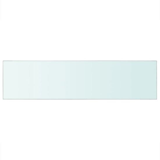 Schappen 2 st 100x25 cm glas transparant MeubelReus