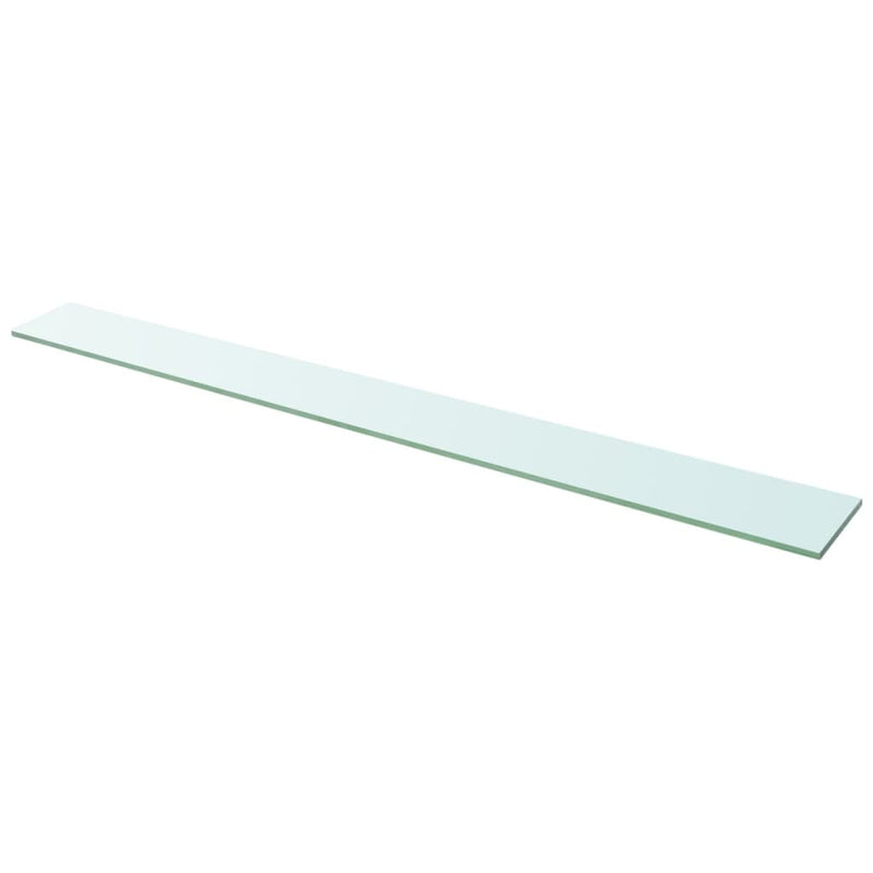 Schappen 2 st 110x12 cm glas transparant MeubelReus