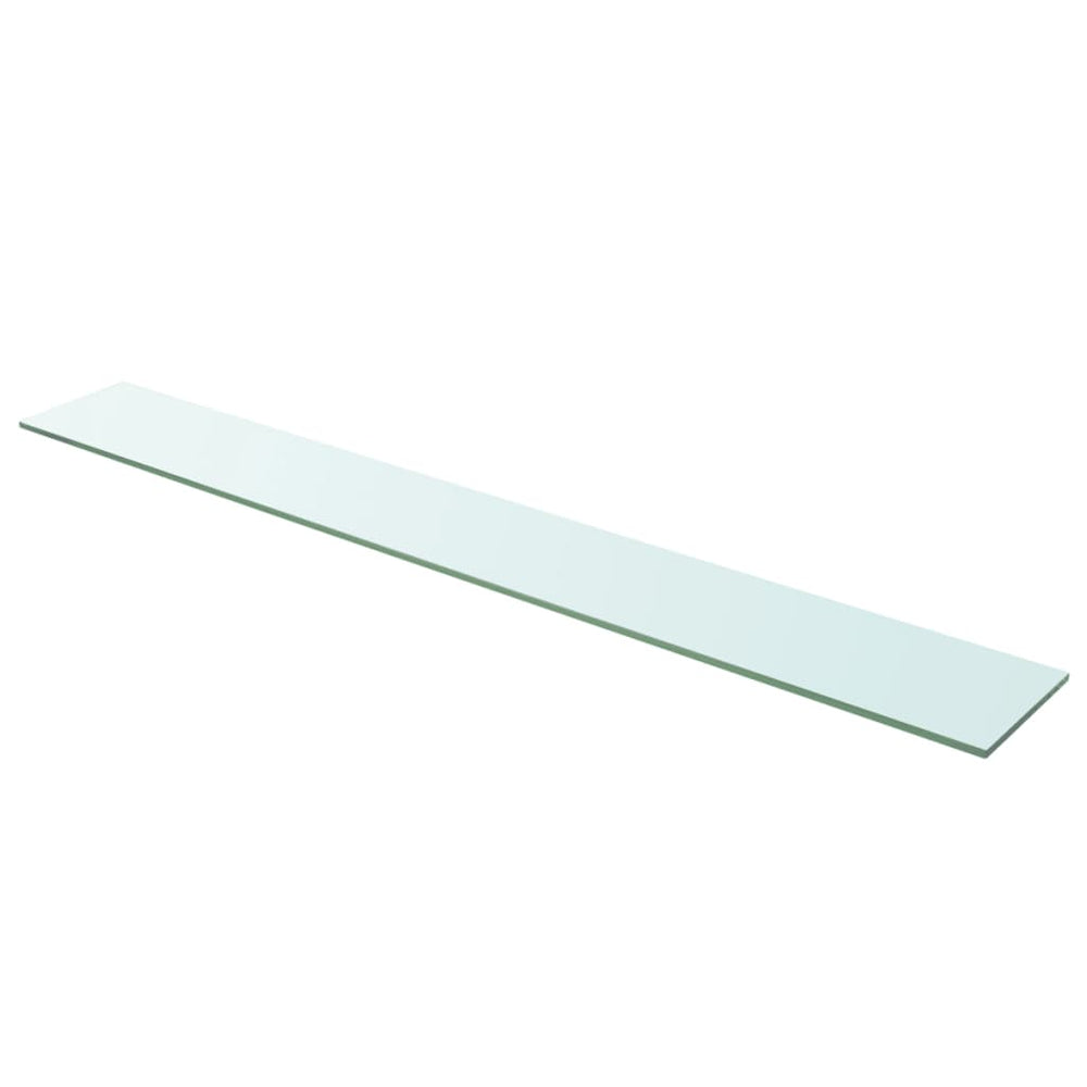 Schappen 2 st 110x15 cm glas transparant MeubelReus