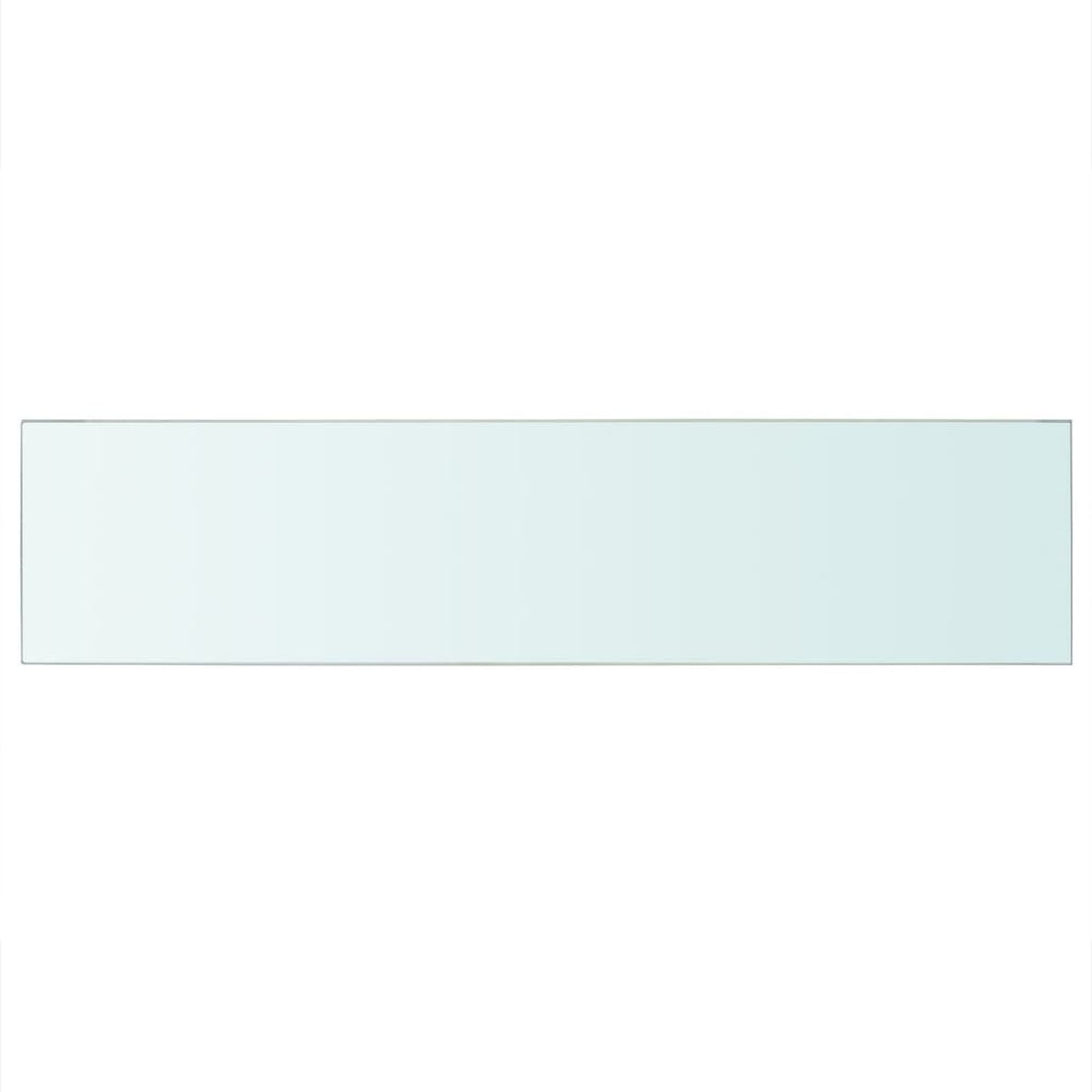 Schappen 2 st 110x25 cm glas transparant MeubelReus