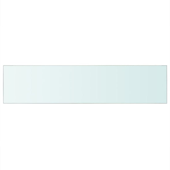 Schappen 2 st 110x25 cm glas transparant MeubelReus