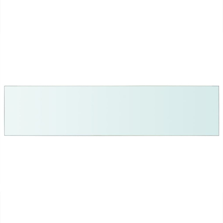 Schappen 2 st 110x25 cm glas transparant MeubelReus