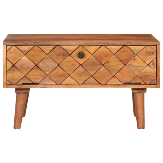 Salontafel 68x68x38 cm massief acaciahout MeubelReus