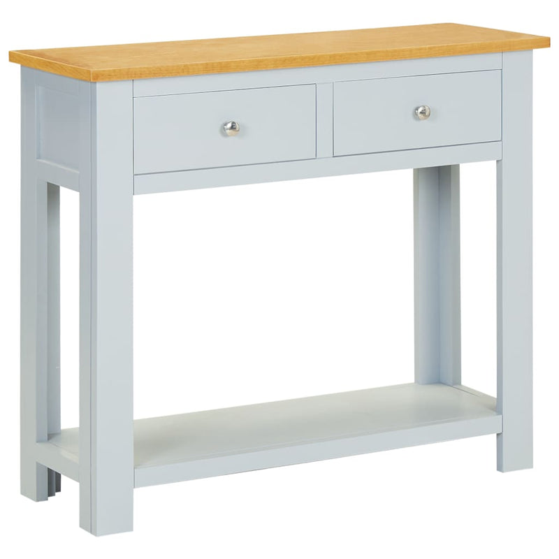 Wandtafel 83x30x73 cm massief eikenhout MeubelReus