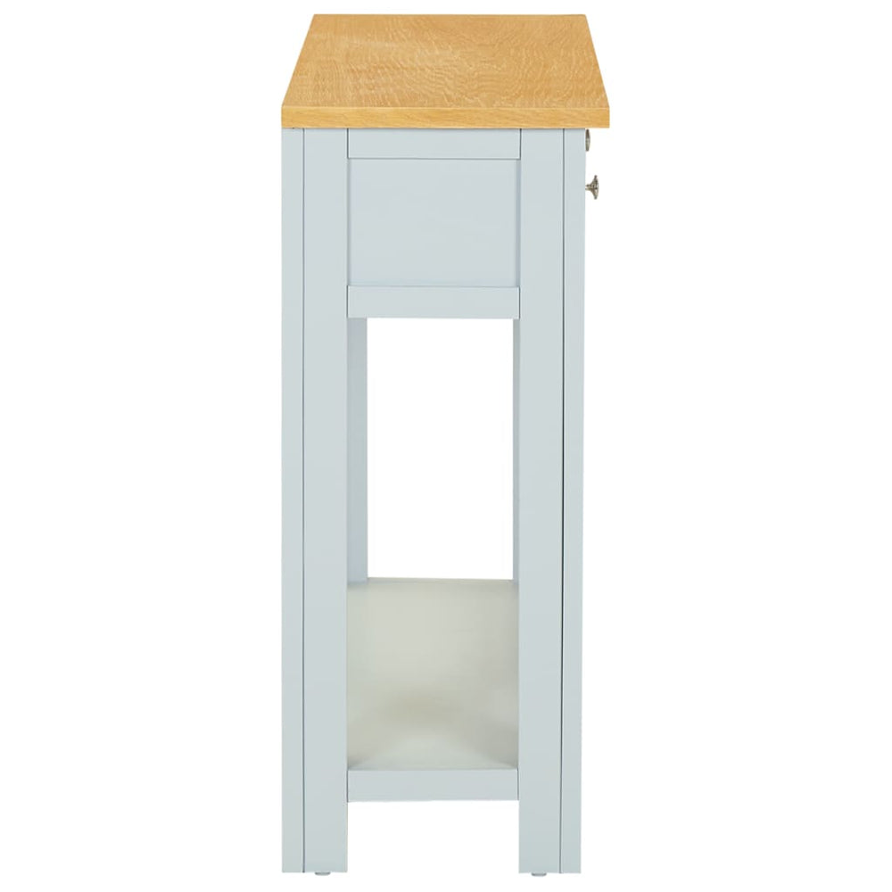 Wandtafel 83x30x73 cm massief eikenhout MeubelReus