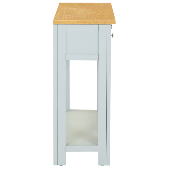 Wandtafel 83x30x73 cm massief eikenhout MeubelReus