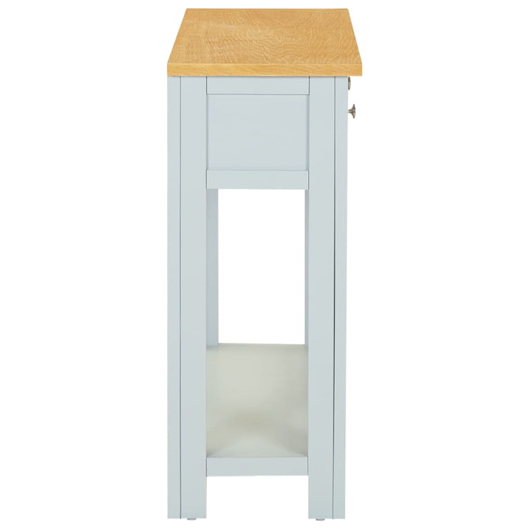 Wandtafel 83x30x73 cm massief eikenhout MeubelReus