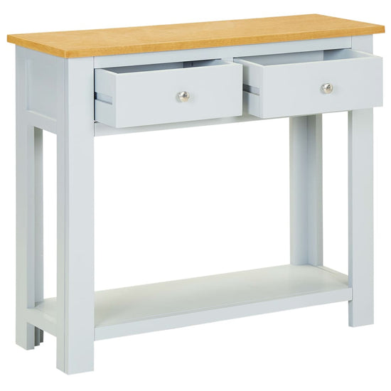 Wandtafel 83x30x73 cm massief eikenhout MeubelReus