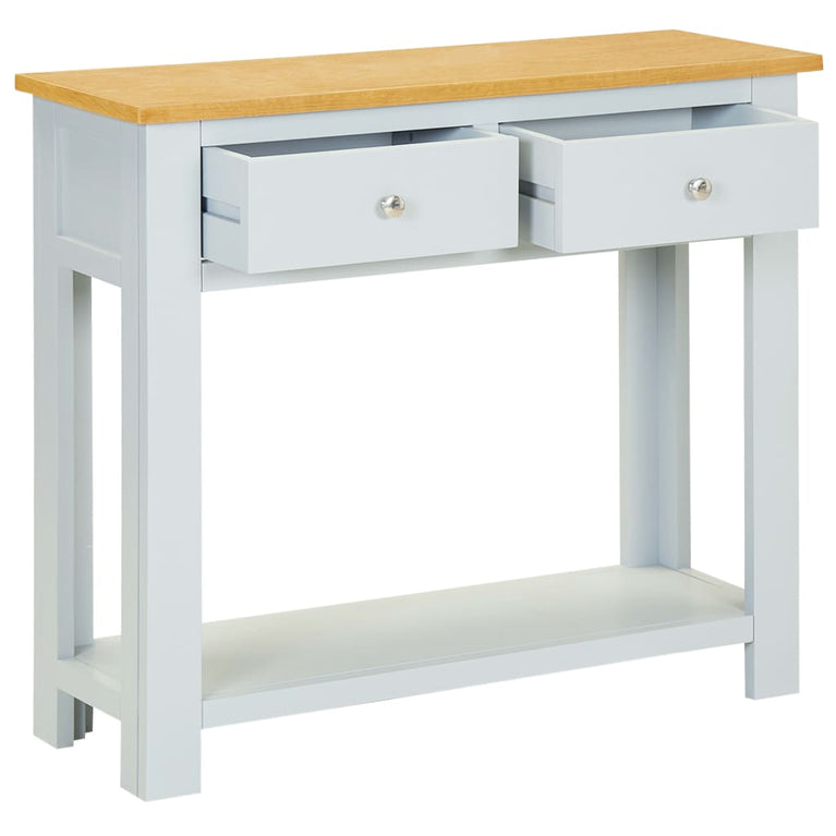 Wandtafel 83x30x73 cm massief eikenhout MeubelReus