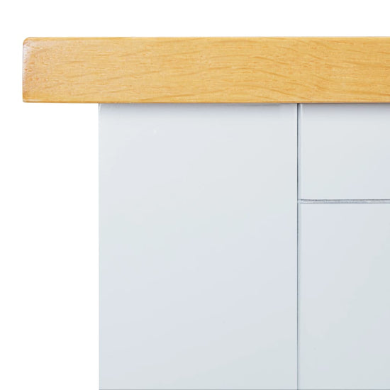 Wandtafel 83x30x73 cm massief eikenhout MeubelReus