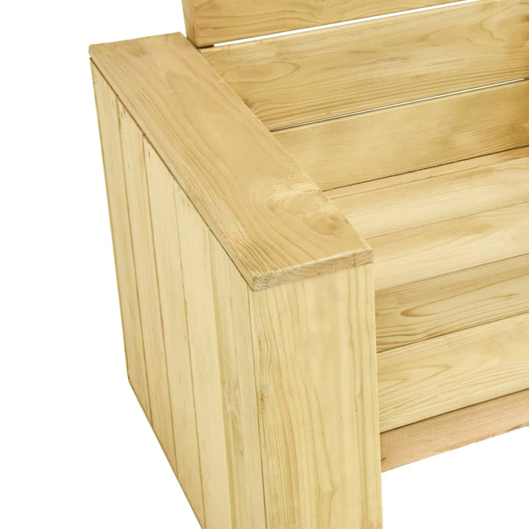 3-delige Loungeset geïmpregneerd grenenhout MeubelReus