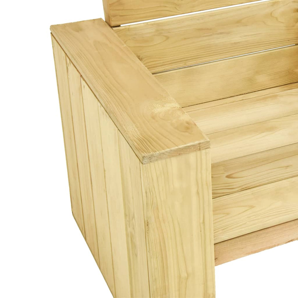 3-delige Loungeset geïmpregneerd grenenhout MeubelReus