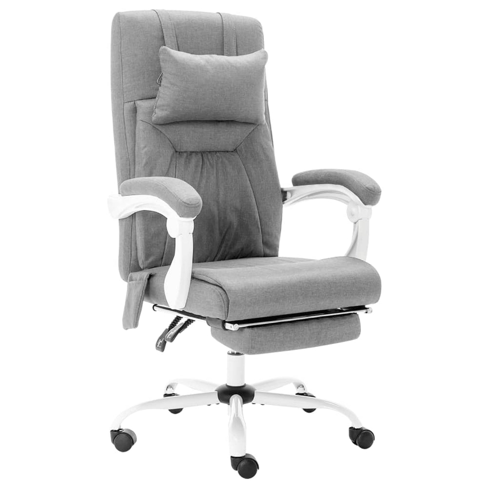 Kantoormassagestoel stof grijs MeubelReus