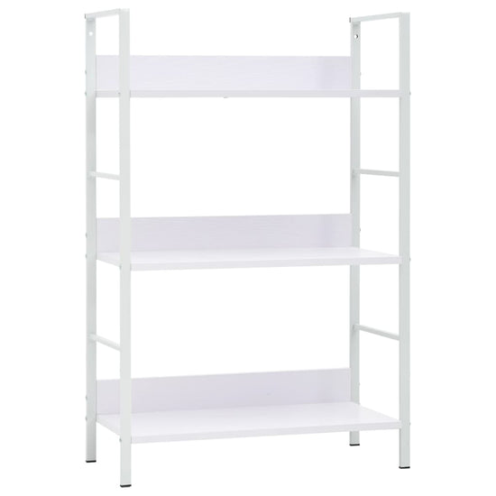 Boekenkast met 3 schappen 60x27,6x90,5 cm bewerkt hout wit MeubelReus