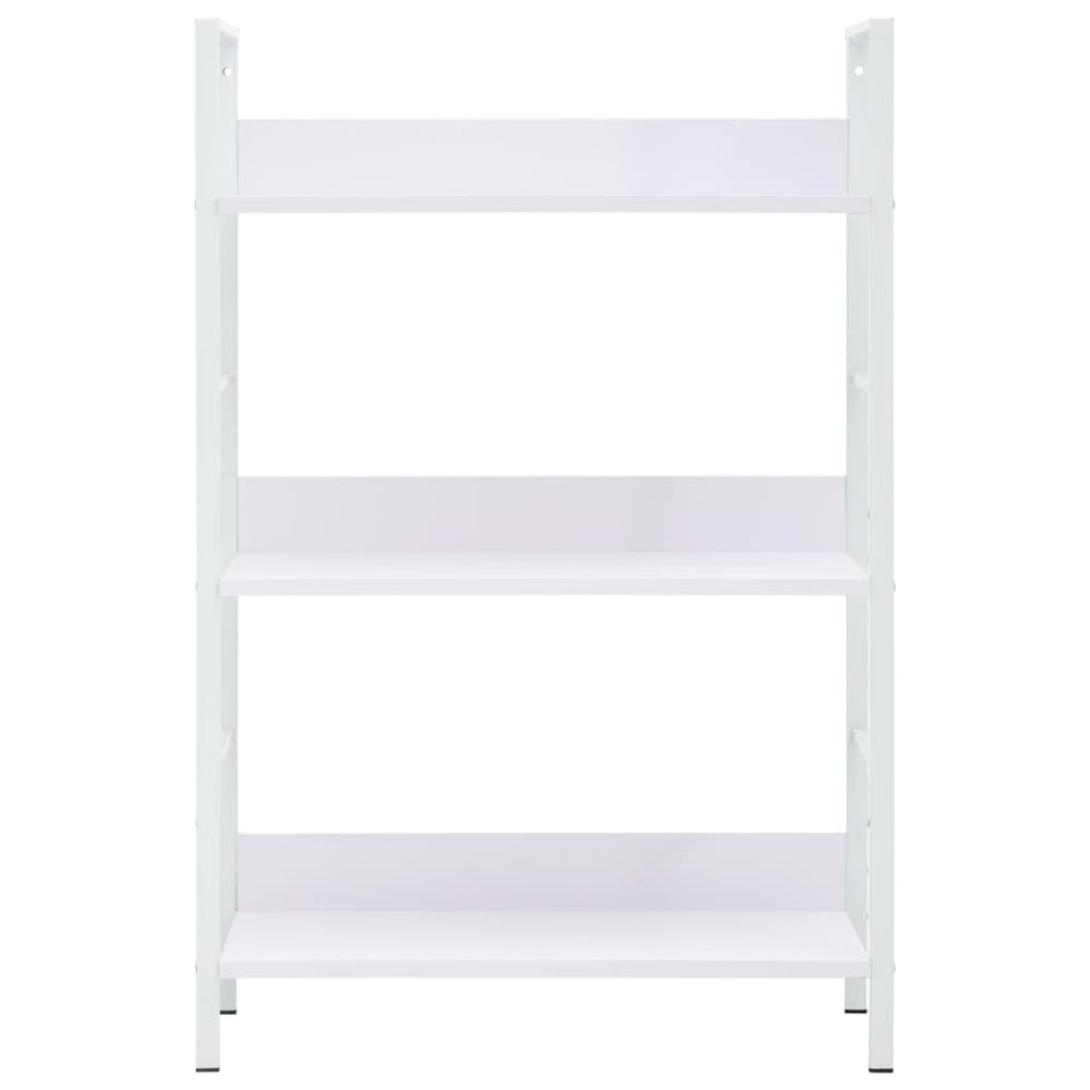 Boekenkast met 3 schappen 60x27,6x90,5 cm bewerkt hout wit MeubelReus