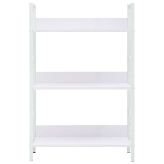Boekenkast met 3 schappen 60x27,6x90,5 cm bewerkt hout wit MeubelReus