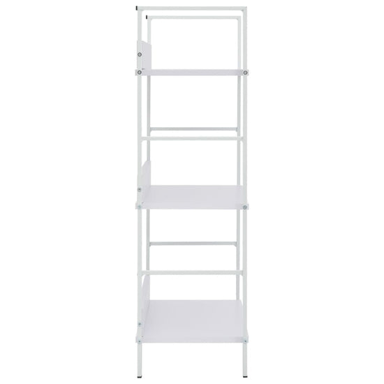 Boekenkast met 3 schappen 60x27,6x90,5 cm bewerkt hout wit MeubelReus