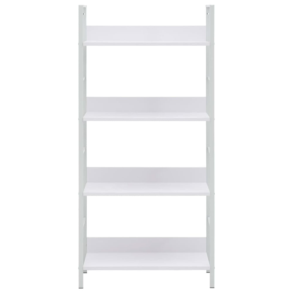 Boekenkast met 4 schappen 60x27,6x124,5 cm bewerkt hout wit MeubelReus