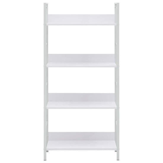 Boekenkast met 4 schappen 60x27,6x124,5 cm bewerkt hout wit MeubelReus