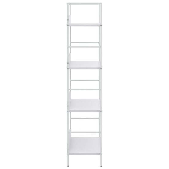 Boekenkast met 4 schappen 60x27,6x124,5 cm bewerkt hout wit MeubelReus