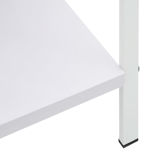 Boekenkast met 4 schappen 60x27,6x124,5 cm bewerkt hout wit MeubelReus