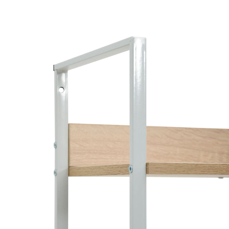 Boekenkast 5 schappen 60x27,6x158,5 cm bewerkt hout eikenkleur MeubelReus