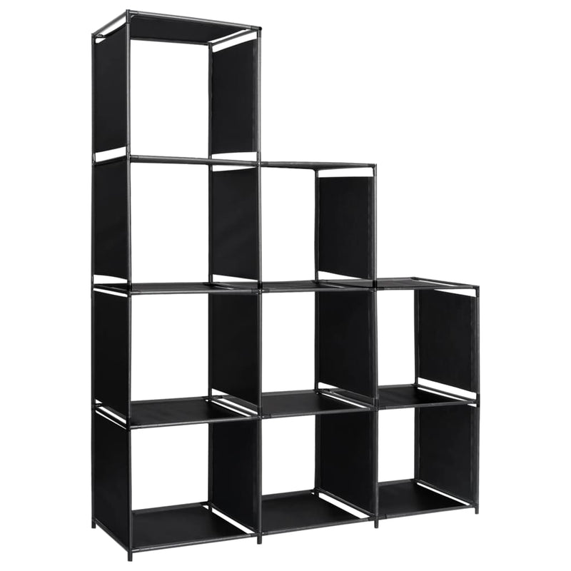 Opbergkast trapvormig 130x45x170 cm stof MeubelReus