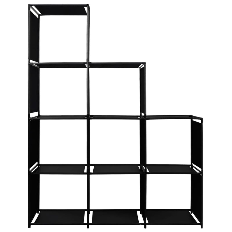 Opbergkast trapvormig 130x45x170 cm stof MeubelReus