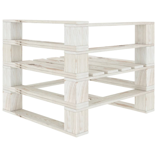 7-delige Loungeset pallet hout wit MeubelReus