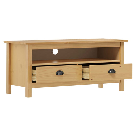 Tv-meubel Hill 110x40x47 cm grenenhout honingbruin MeubelReus