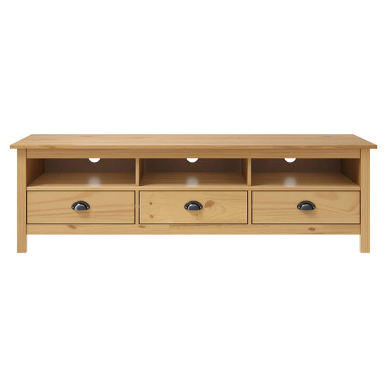Tv-meubel Hill 158x40x47 cm grenenhout honingbruin MeubelReus