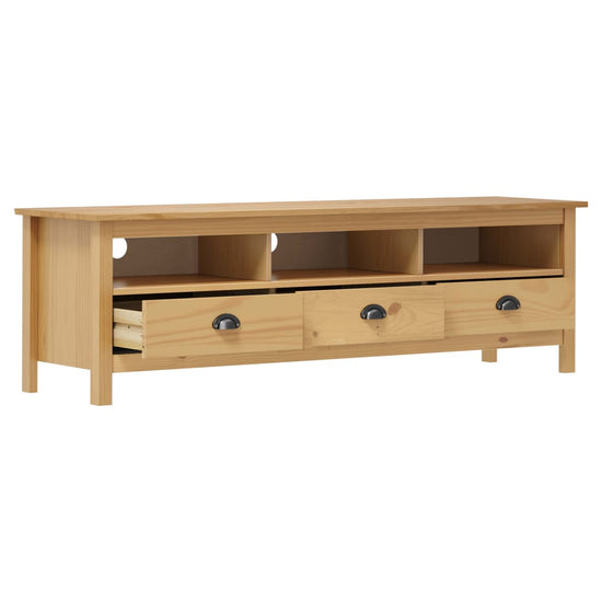 Tv-meubel Hill 158x40x47 cm grenenhout honingbruin MeubelReus