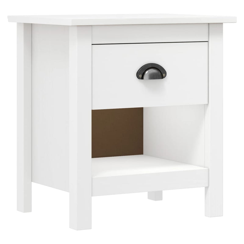 Nachtkastjes 2 st Hill Range 46x35x49,5 cm massief grenenhout MeubelReus