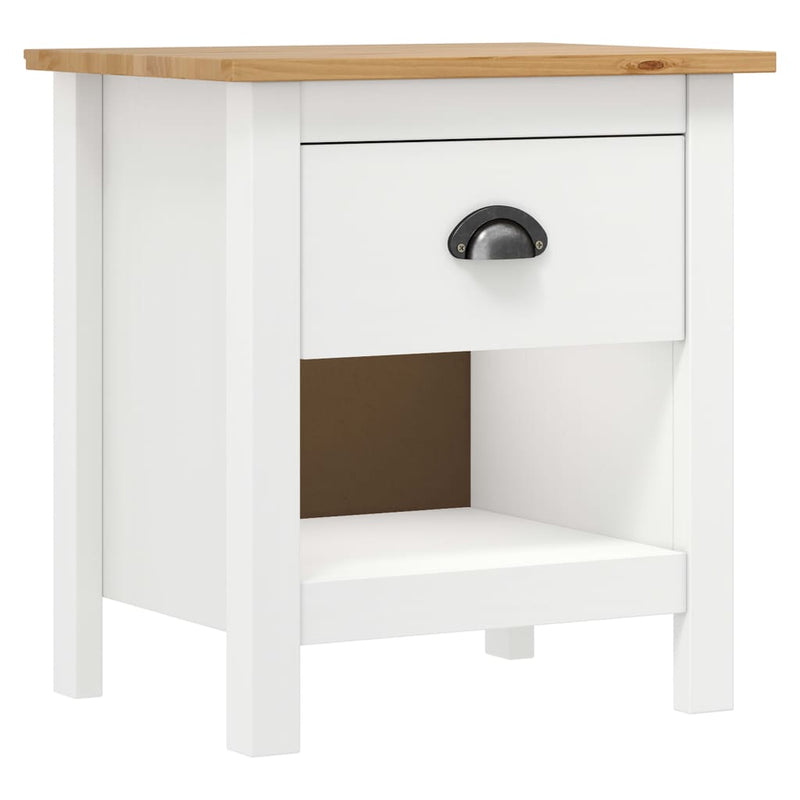 Nachtkastjes 2 st Hill Range 46x35x49,5 cm massief grenenhout MeubelReus