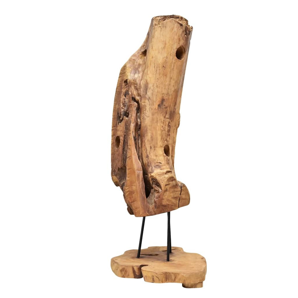 Wijnrek voor 8 flessen 40x30x80 cm massief teakhout MeubelReus