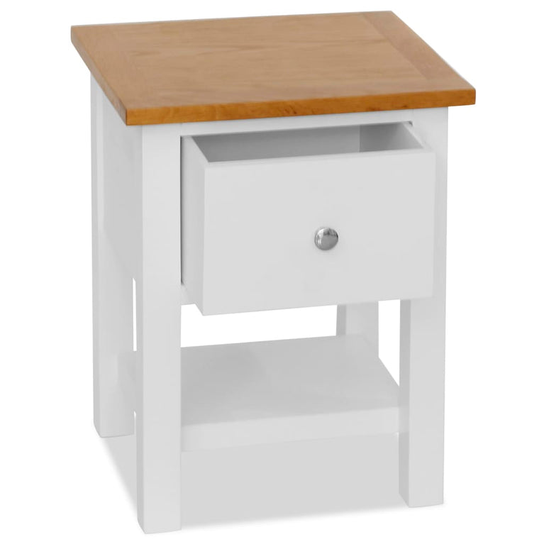 Nachtkastjes 2 st 36x30x47 cm massief eikenhout MeubelReus