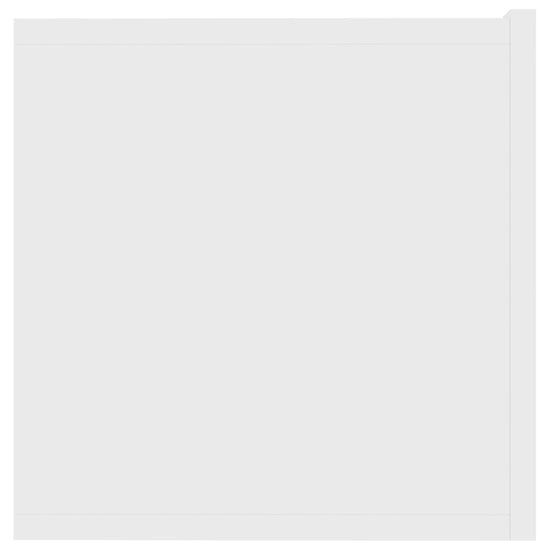 Tv-meubel 80x30x30 cm bewerkt hout wit MeubelReus