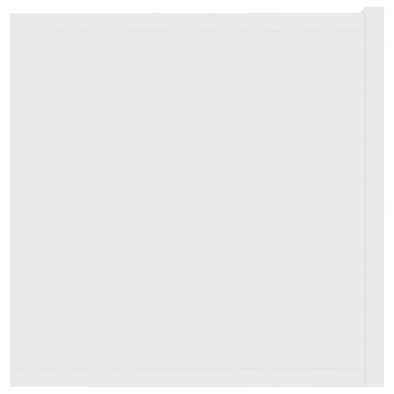 Tv-meubel 80x30x30 cm bewerkt hout wit MeubelReus