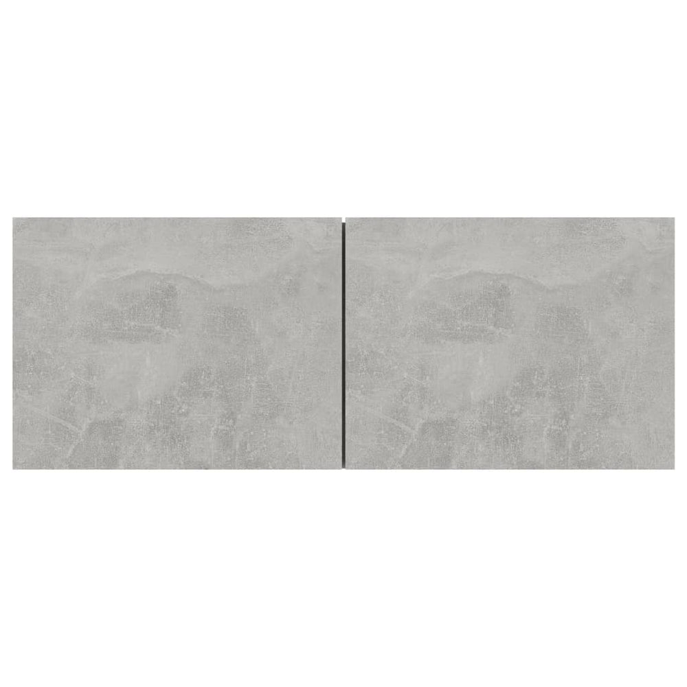 Tv-meubel 80x30x30 cm bewerkt hout betongrijs MeubelReus