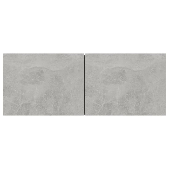 Tv-meubel 80x30x30 cm bewerkt hout betongrijs MeubelReus