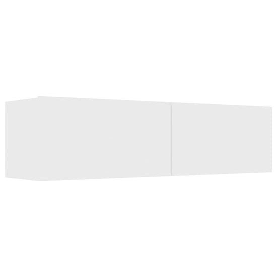 Tv-meubel 120x30x30 cm spaanplaat wit MeubelReus