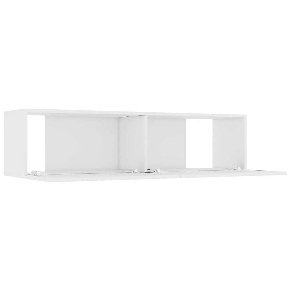 Tv-meubel 120x30x30 cm spaanplaat wit MeubelReus