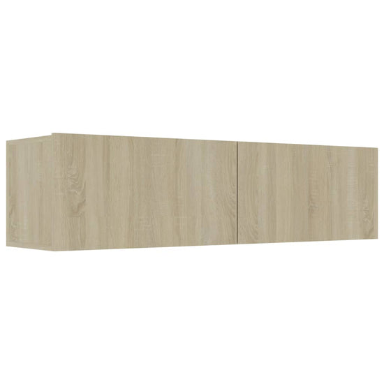 Tv-meubel 120x30x30 cm bewerkt hout sonoma eikenkleurig MeubelReus