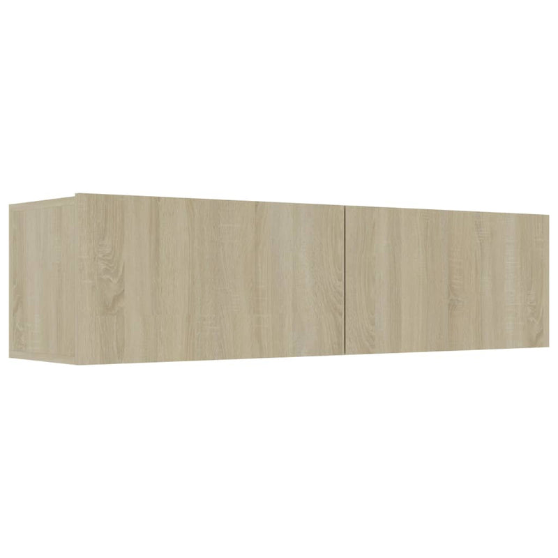 Tv-meubel 120x30x30 cm bewerkt hout sonoma eikenkleurig MeubelReus