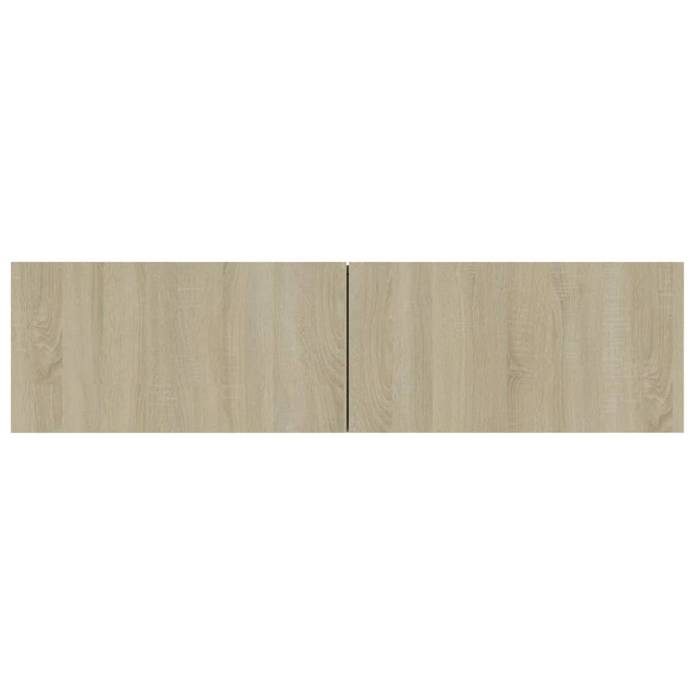Tv-meubel 120x30x30 cm bewerkt hout sonoma eikenkleurig MeubelReus